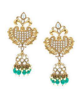 Gold-Toned Dome Shaped Jhumkas