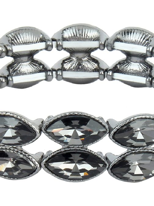 Women Grey Bangle-Style Bracelet - Image 3