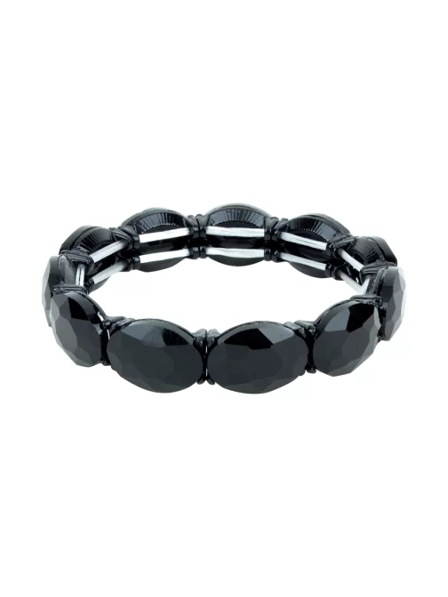 black stone bracelet for ladies