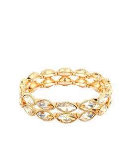 Women Gold-Toned Elasticated Bracelet