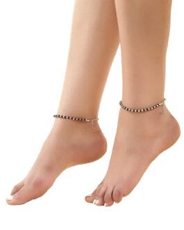 Mali Fionna Set Of 2 Beaded Anklets