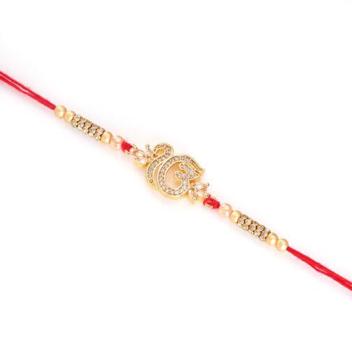 Mali Fionna OM Beaded Thread Rakhi - Image 5