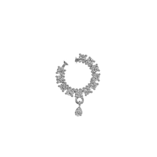 Mali Fionna Silver-Plated Cubic Zirconia Nosepin - Image 3