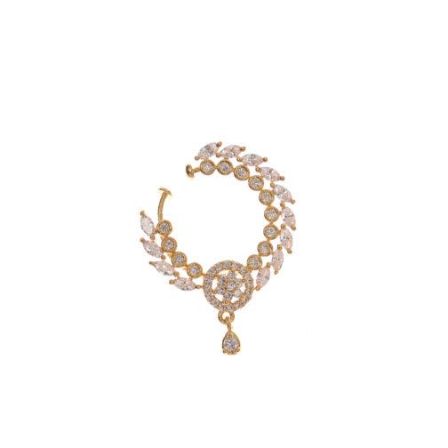 Mali Fionna Gold-Plated Cubic Zirconia Septum Nosepin - Image 3